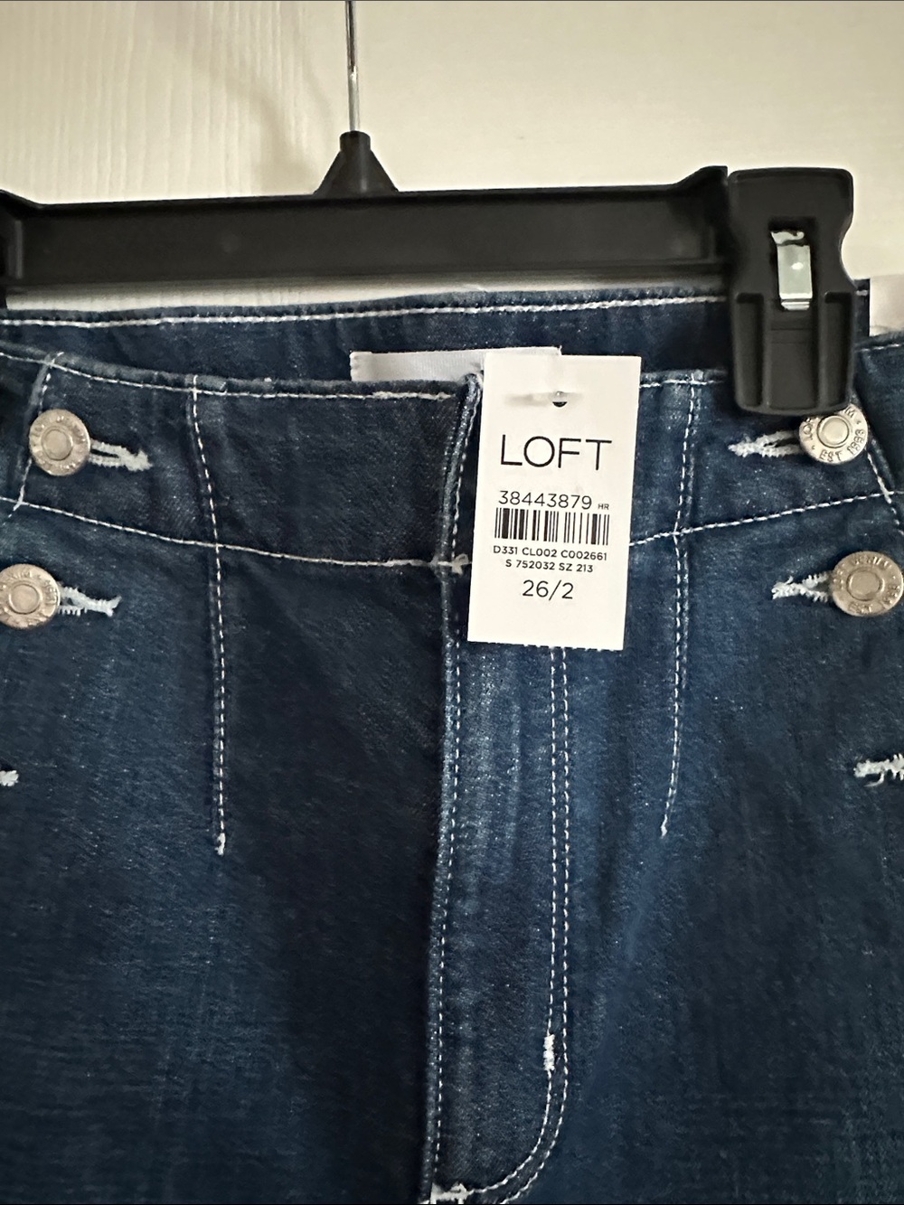 Loft High Rise Kick Crops - Picture 5 of 5